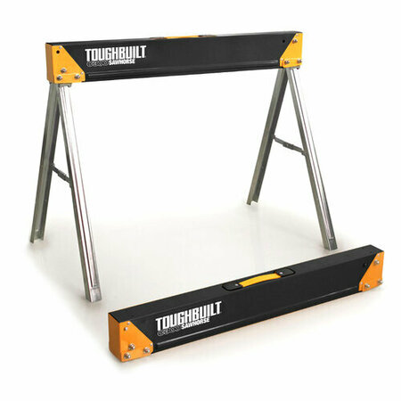 TOUGHBUILT C300 Sawhorse, Steel, 36.8" W x 28.5" H TB-C300